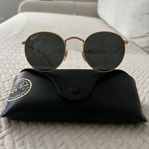 Ray Ban Round Metal Sunglasses